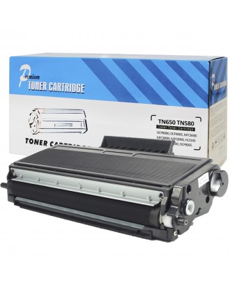 Toner Compatível com Brother TN580 TN620 TN650 para HL-5240 DCP-8065DN MFC-8460N | PREMIUM 7K