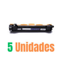 Kit 5x Toner Compatível com Brother TN1060 para DCP-1602 DCP-1617NW HL-1112 HL-1202 | PREMIUM 1K