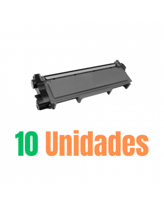 Kit 10x Toner Compatível com Brother TN2340 TN2370 TN660 para HL-L2360 HL-L2320 MFC-L2740 | PREMIUM 2.6K