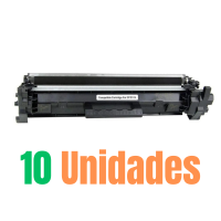 Kit 10x Toner Compatível com HP CF217A 17A para M130 M102 M130FW M102W M130NW | PREMIUM 1.6K