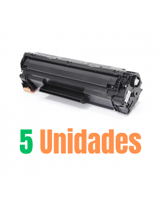 Kit 5x Toner Compatível com HP CF283A 83A para M125A M127FN M225DW M226 | PREMIUM 1.5K