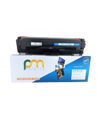 Toner Compatível com HP CF411X Ciano para M452DW M452DN M477FDW M477FNW | PREMIER 5K