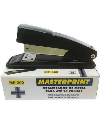 GRAMPEADOR DE METAL 26/6 PARA 20 FOLHAS MP 300 | MASTERPRINT