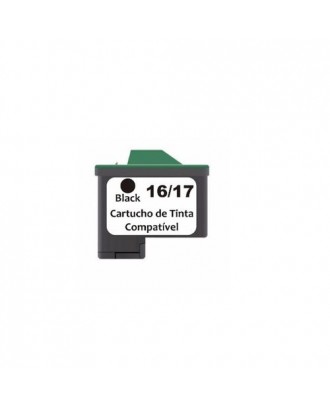 CARTUCHO DE TINTA COMPATÍVEL LEXMARK 16/17 10N0016 PRETO | MICROJET