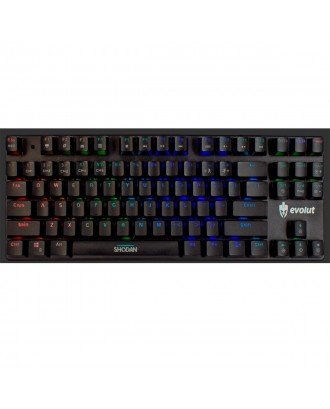 Teclado Gamer Mecânico Shodan USB EG-203RG | EVOLUT